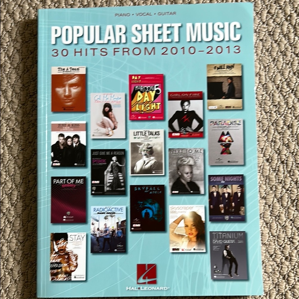 Popular Sheet Music Book